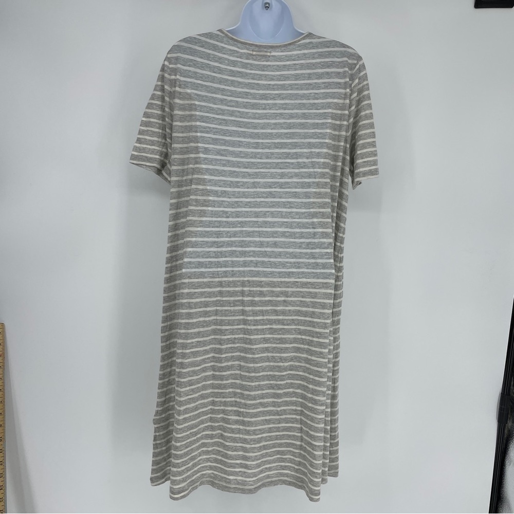 Faherty Grey T Shirt Dress lightweight - Picture 3 of 8